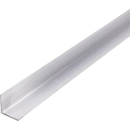 ALLSTAR 4 ft. Aluminum Angled Stock - 1 x 1 x 0.12 in. ALL22254-4